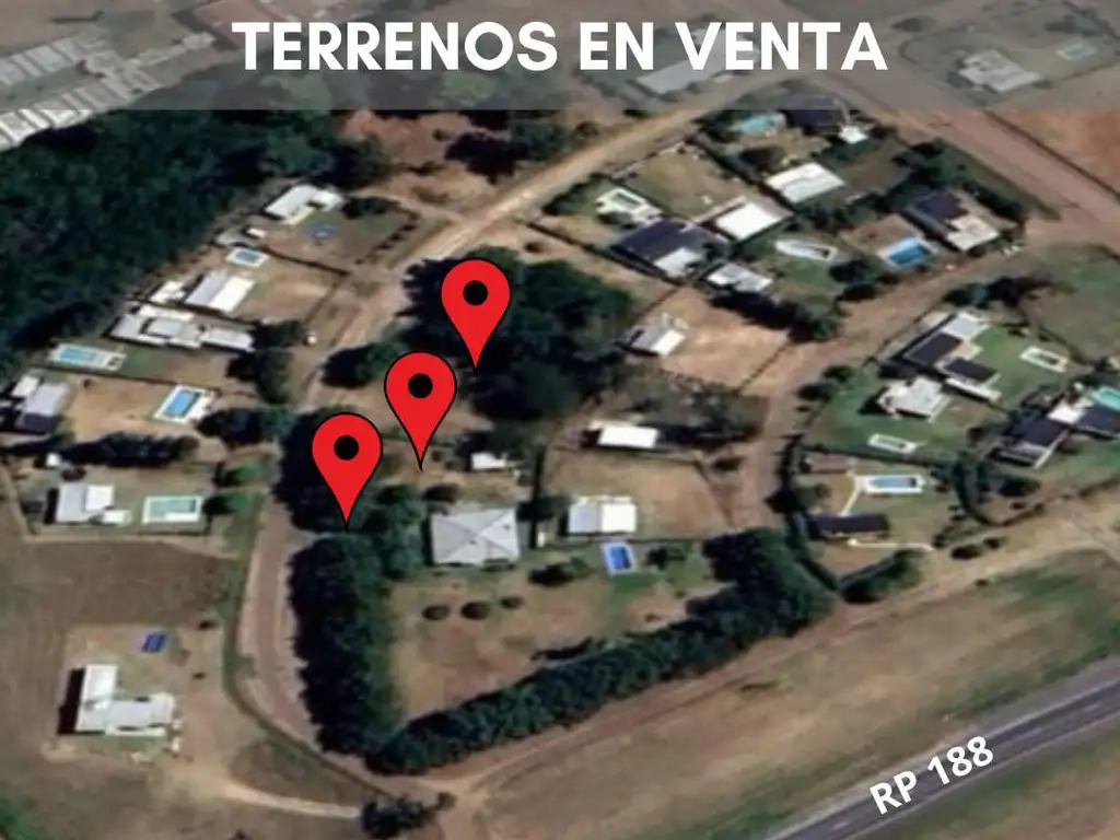 Terrenos en venta sobre ruta 188 próximo a av. Circunvalación en Junin