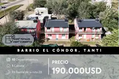COMPLEJO DE 11 UNIDADES SOBRE RUTA 28 - TANTI B° El Cóndor
