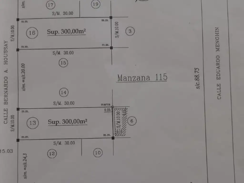 Terreno / Lote en venta de 300m2 ubicado en Parque Peña