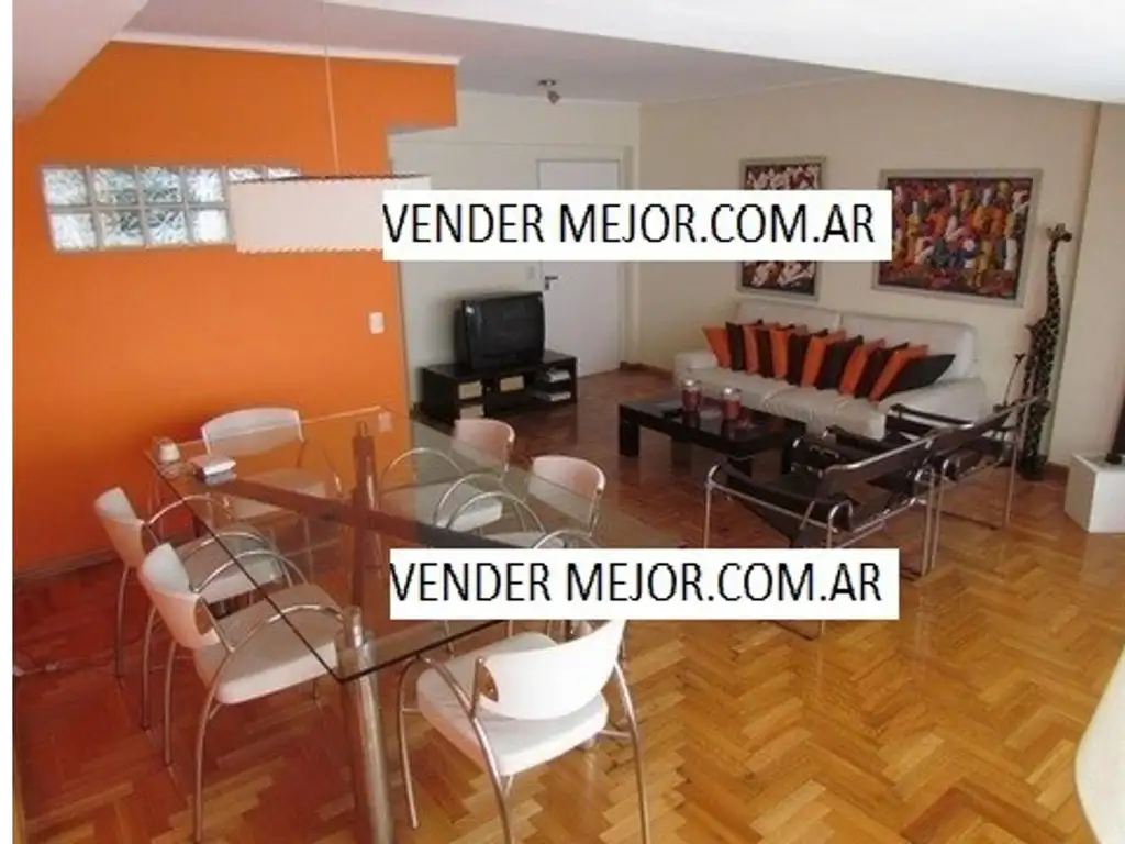 3 AMB Departamento en Recoleta