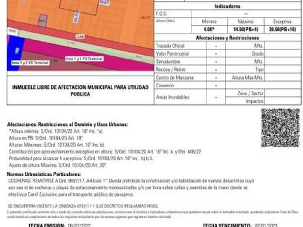 Lote para Edificio - Santa Fe 3782