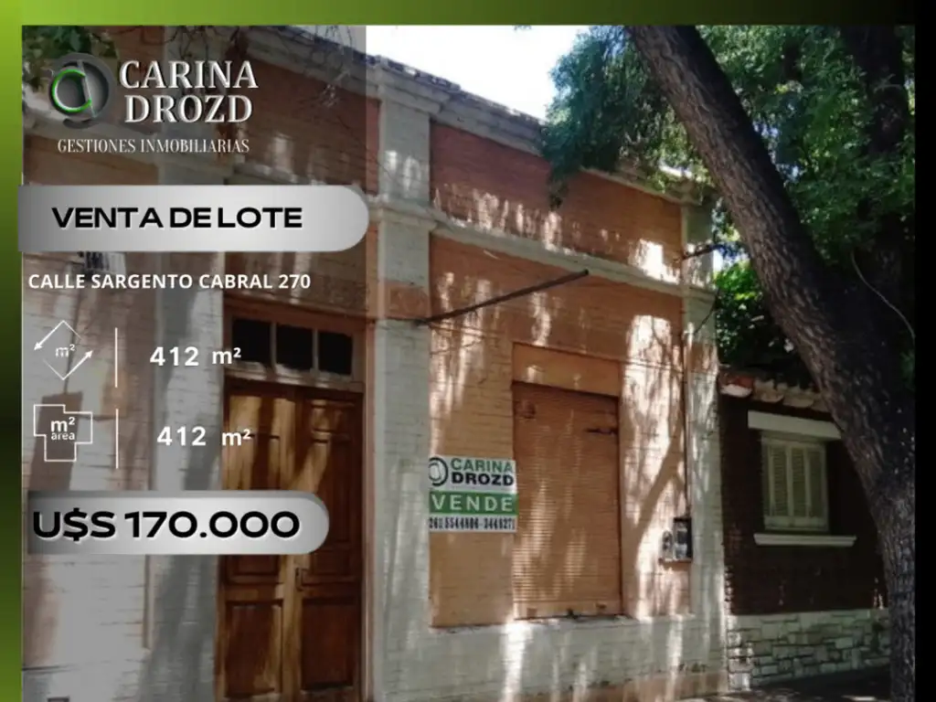 Terreno / Lote en venta de 412m2 ubicado en 5.ª Sección Residencial Sur