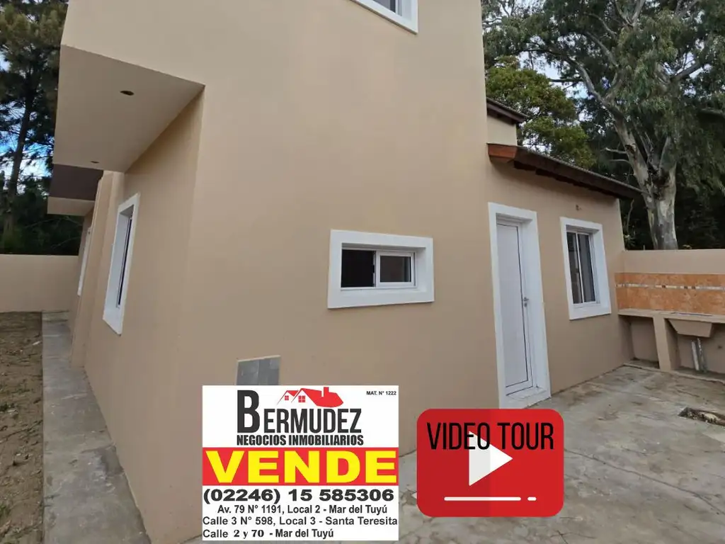 Venta Chalet 4 Ambientes Mar Del Tuyu Calle 75 Entre 3 Y 4