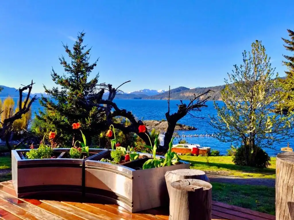 Alq. Cabaña con costa de lago Bariloche p/6/8 pax