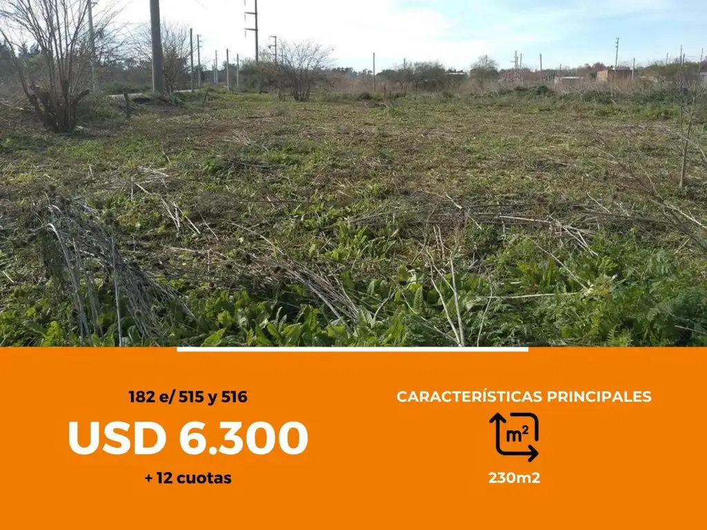 Terreno en venta - 230mts2 - Melchor Romero [FINANCIADO]