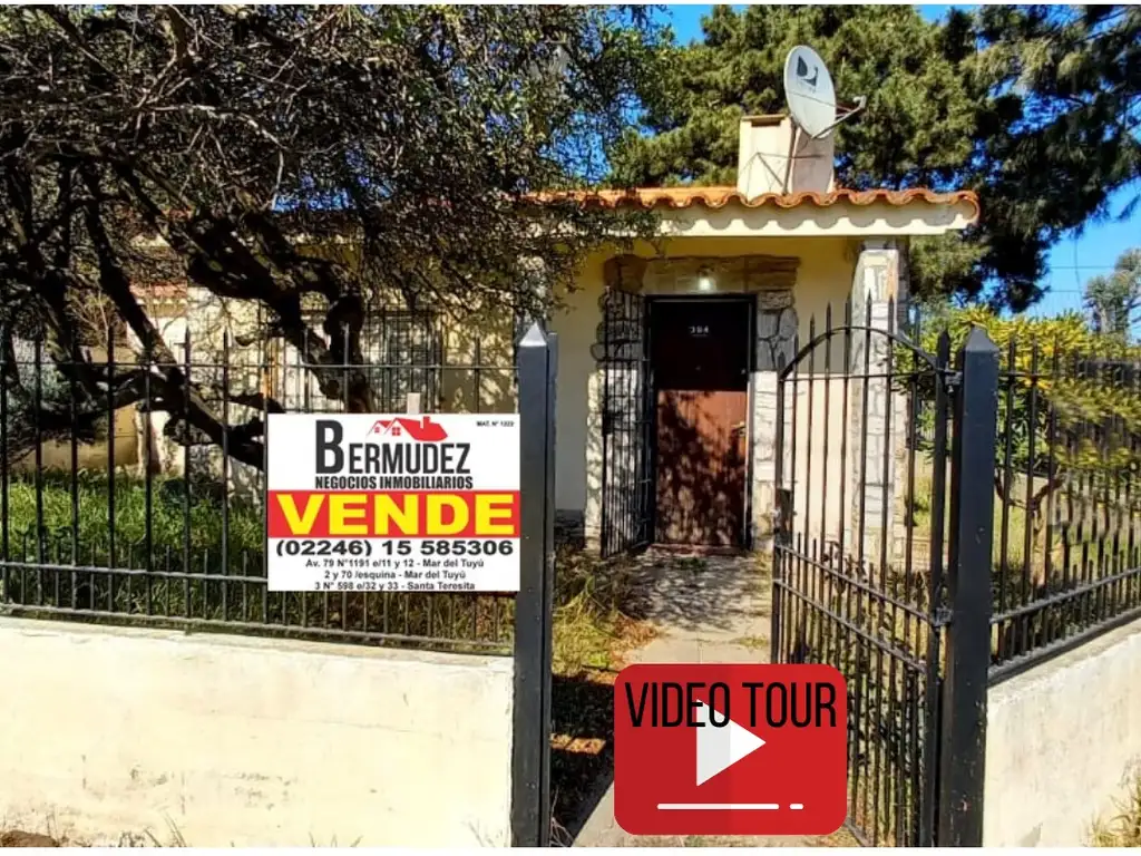 Solida casa de 4 amb en esquina + depto de 2 amb a la venta, en calle 81 y 4 de Mar del tuyu