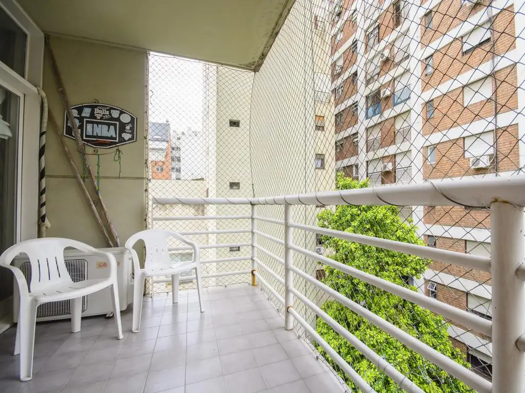 Departamento  3AMB Amueblado con balcon - Las Cañitas