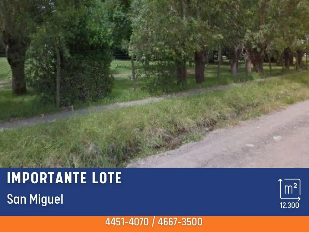 Lote - Venta - Argentina, San Miguel - Avda. Ricardo Balbin 5000