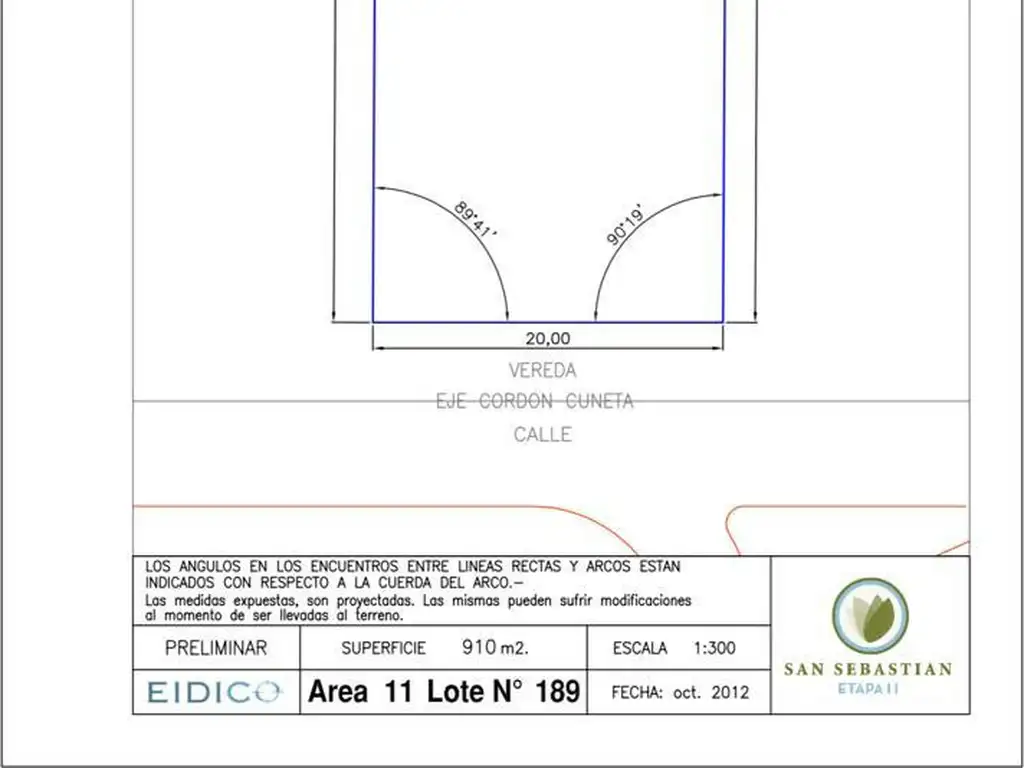 Lote en venta con fondo a la Reserva en San Sebastián excelente orientación Área 11