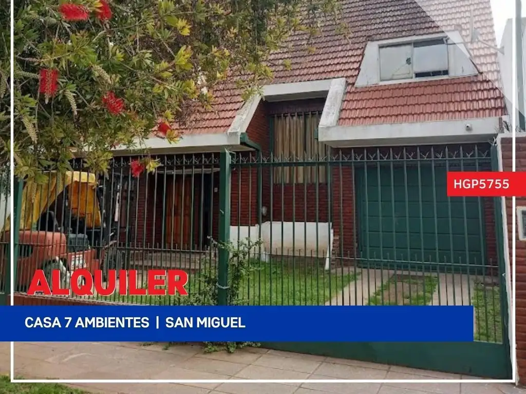 Casa - Alquiler - Argentina, San Miguel - Urquiza 1000