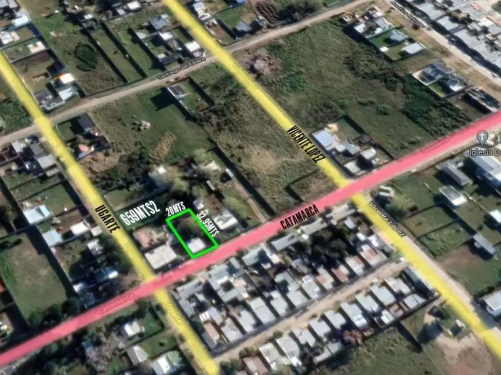 Terreno venta - 20x32,95mts - 659mts2 totales - Tandil