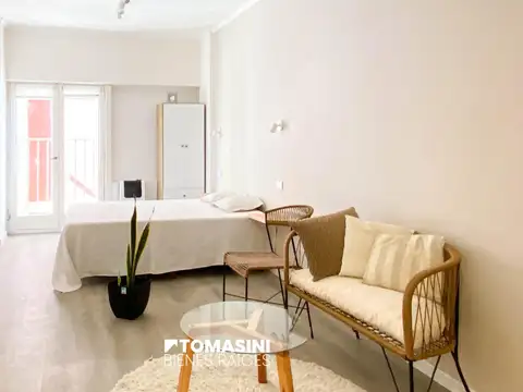 DEPARTAMENTO 1 AMBIENTE CONTRAFERNTE CON BALCÓN FRANCÉS