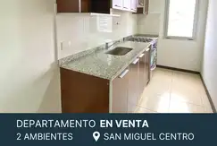 Departamento en venta - 2 ambientes - San Miguel centro ¡¡¡A ESTRENAR!!!
