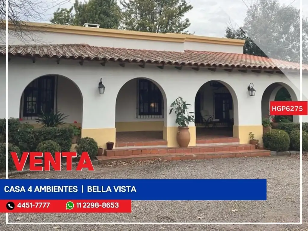 Casa - Venta - Argentina, Bella Vista - Av. Santa Fe 2100