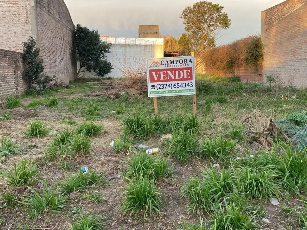 SE VENDE LOTE EN ZONA URBANIZADA DE MERCEDES (B)