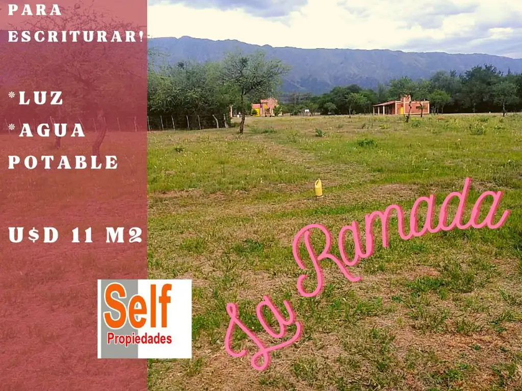 Lotes en Venta- La Ramada