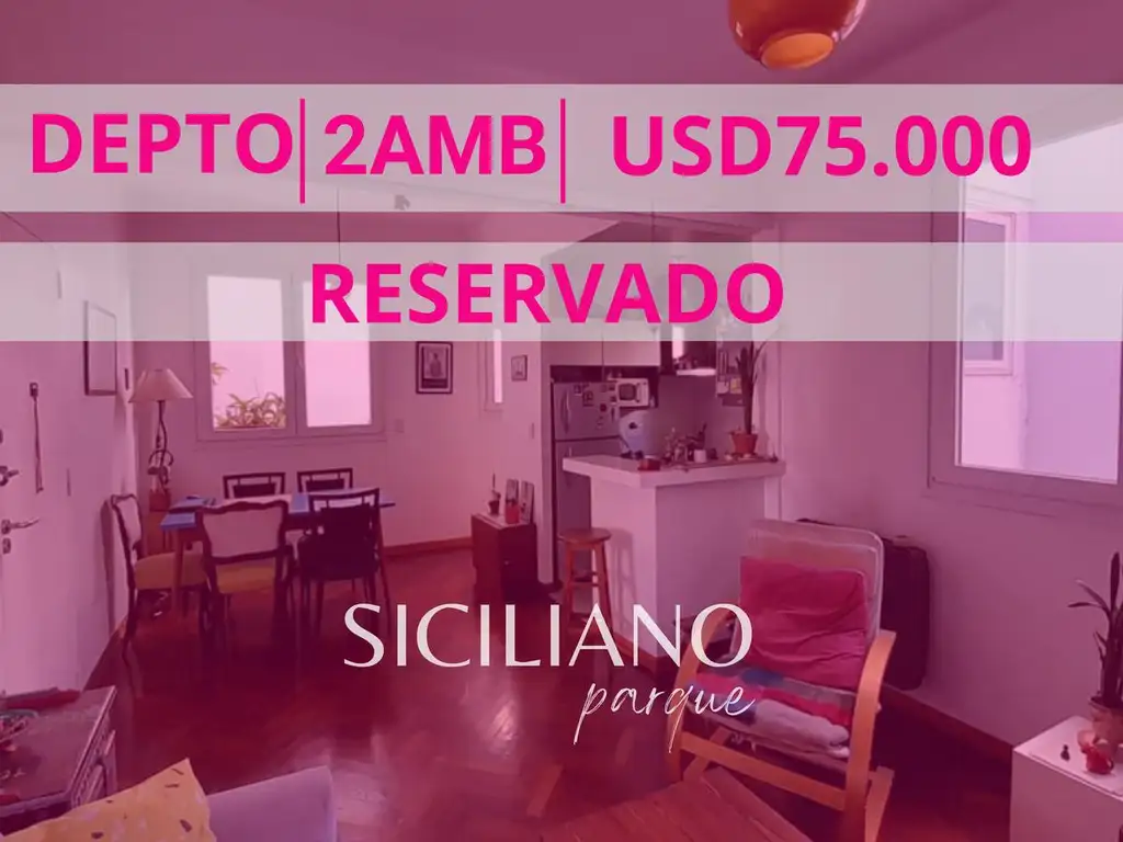 RESERVADO - Departamento - Almagro - 2 amb reciclado a nuevo - 45m²