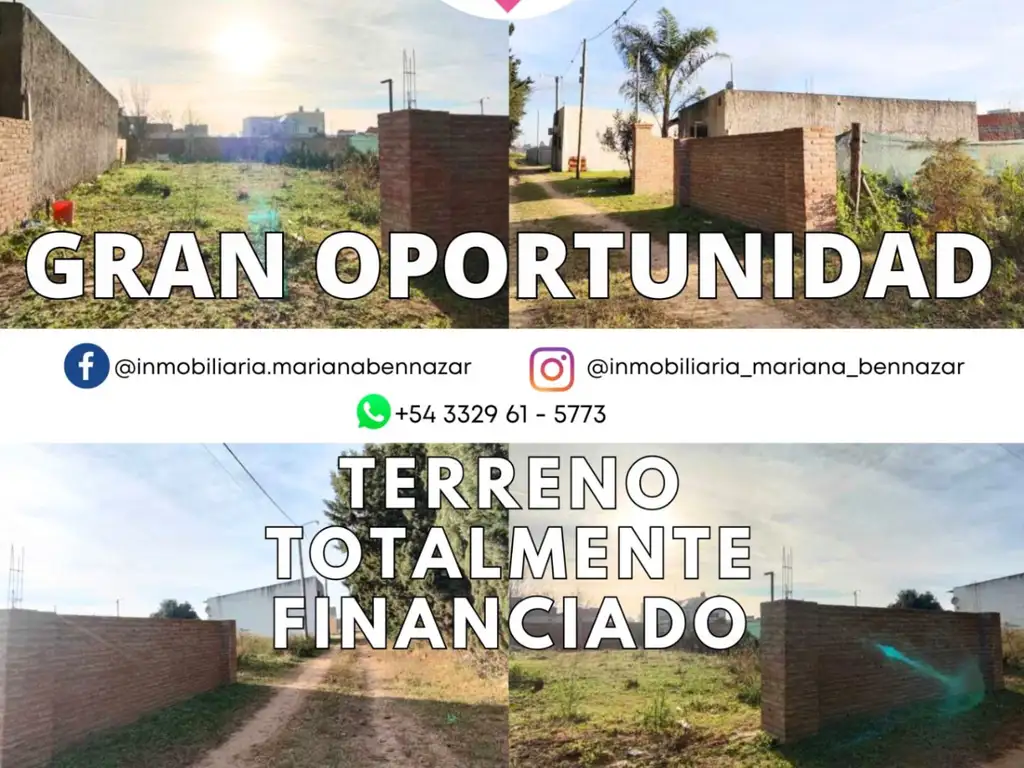 TERRENO TOTALMENTE FINANCIADO - SAN PEDRO