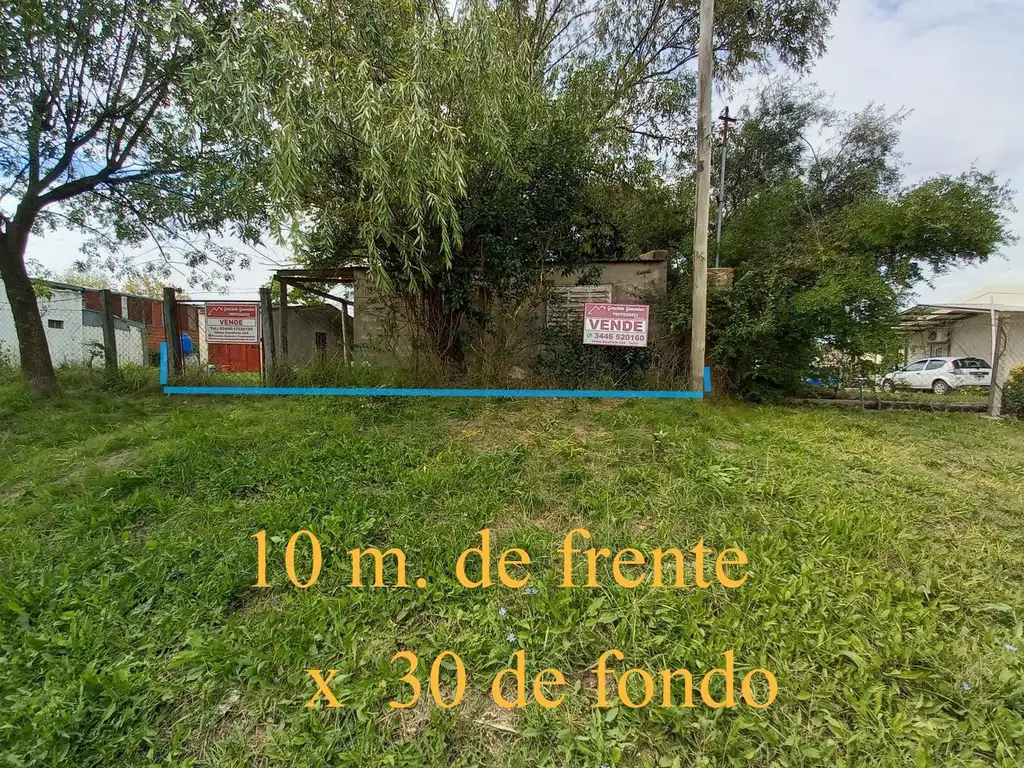 Vendo Terreno con casita precaria