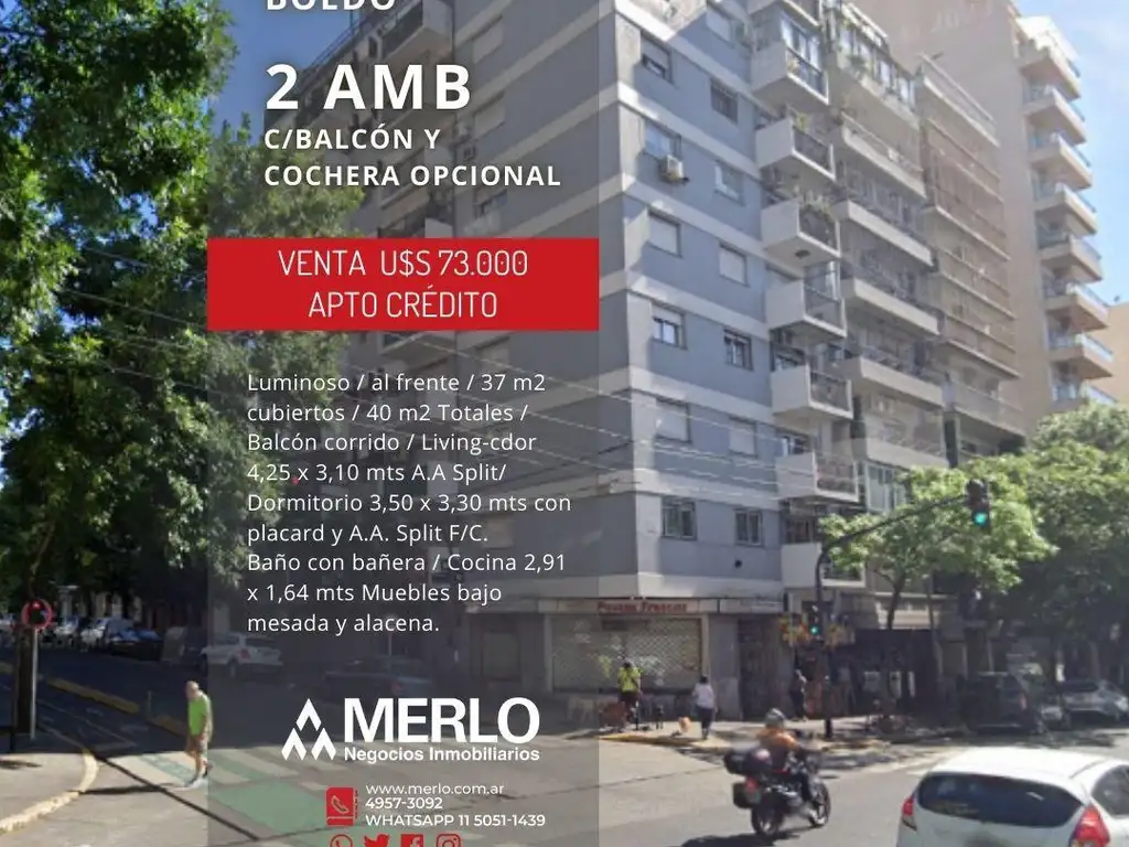 Departamento en Boedo