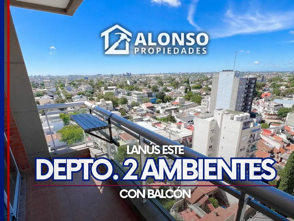 DEPARTAMENTO 2 AMBIENTES CON BALCÓN Y COCHERA