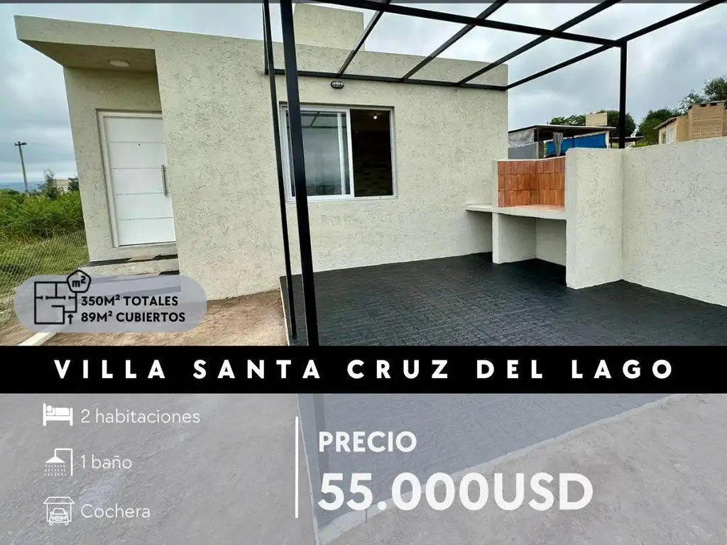 Casa a 10 minutos de Villa Carlos Paz en Villa Santa Cruz Del Lago - Punilla