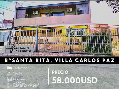 PH  de 1 dormitorio en B. Santa Rita - Villa Carlos Paz