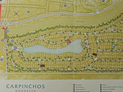 Venta de LOTE AL AGUA Barrio CARPINCHOS NORDELTA