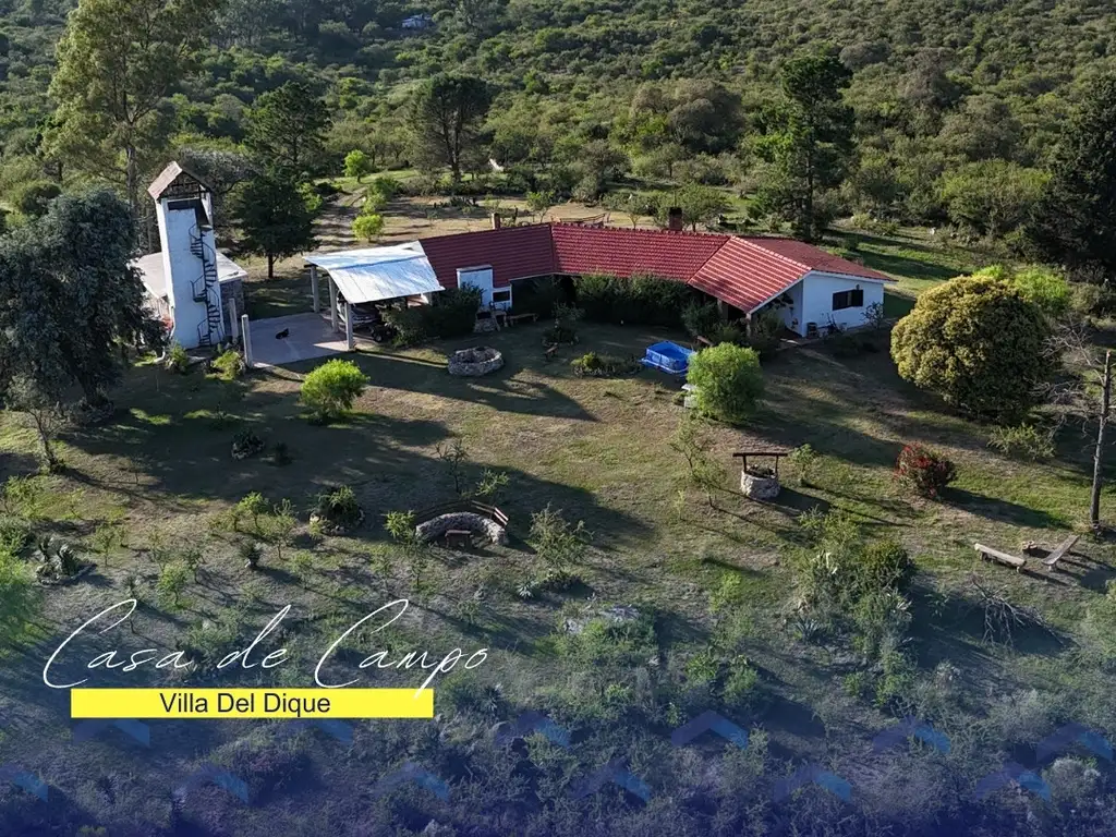 Hermosa Casa de campo En villa del dique zona la Sierrita..!