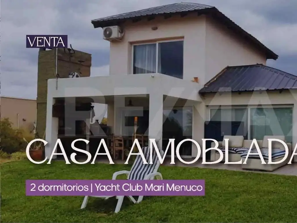 Casa en Venta ,Yacht Club Mari Menuco Amoblada .