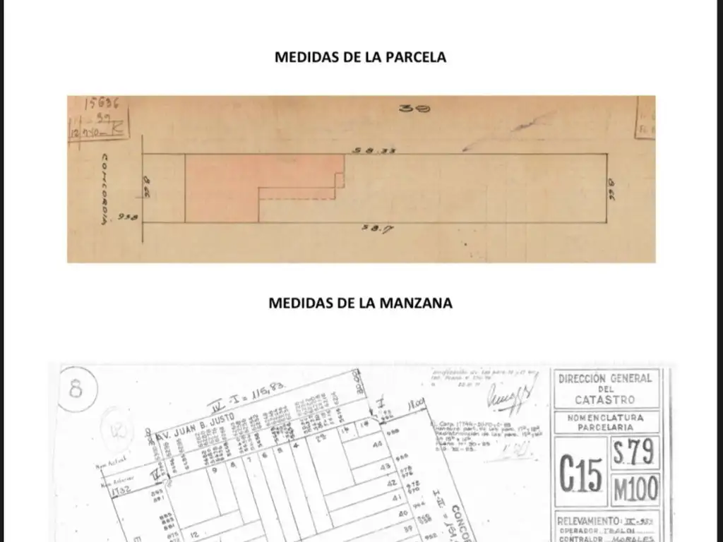 Terreno 8,66x60 2500m2 VENDIBLES Concordia 900