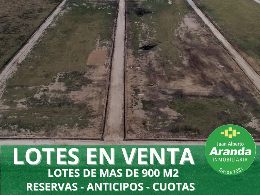 LOTES EN VENTA            CON FINANCIACION