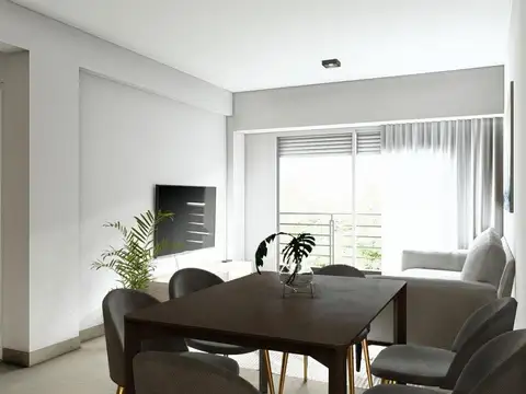 Departamento 3 ambientes en venta con balcón Frente  CLAMACO