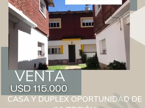 CASA Y DUPLEX,DOS PROPIEDADES!