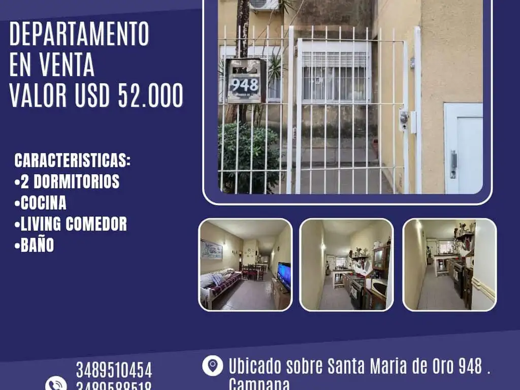 OPORTUNIDAD DEPARTAMENTO EN VENTA