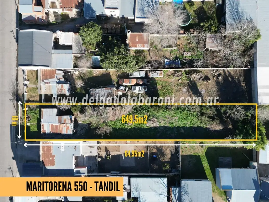 SE VENDE LOTE | ZONA VILLA ITALIA | TANDIL