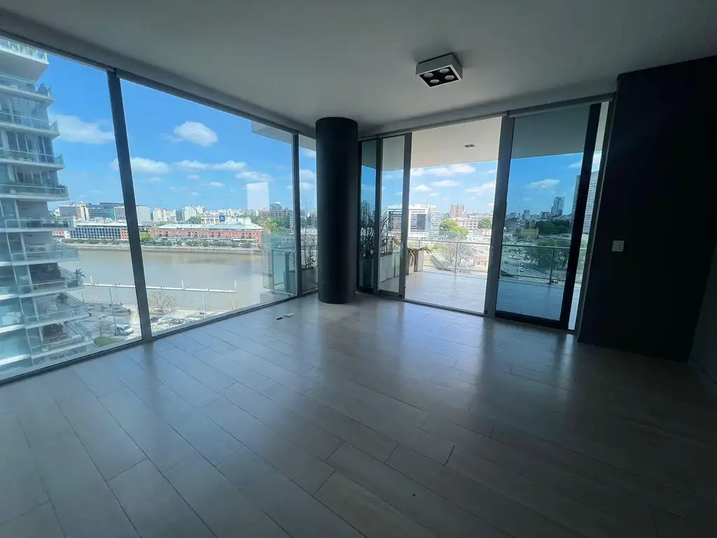 ALQUILER DEPARTAMENTO PISO ALTO 4 AMBIENTES CON DEP 2 COCHERAS Y 1 BAULERA PUERTO MADERO