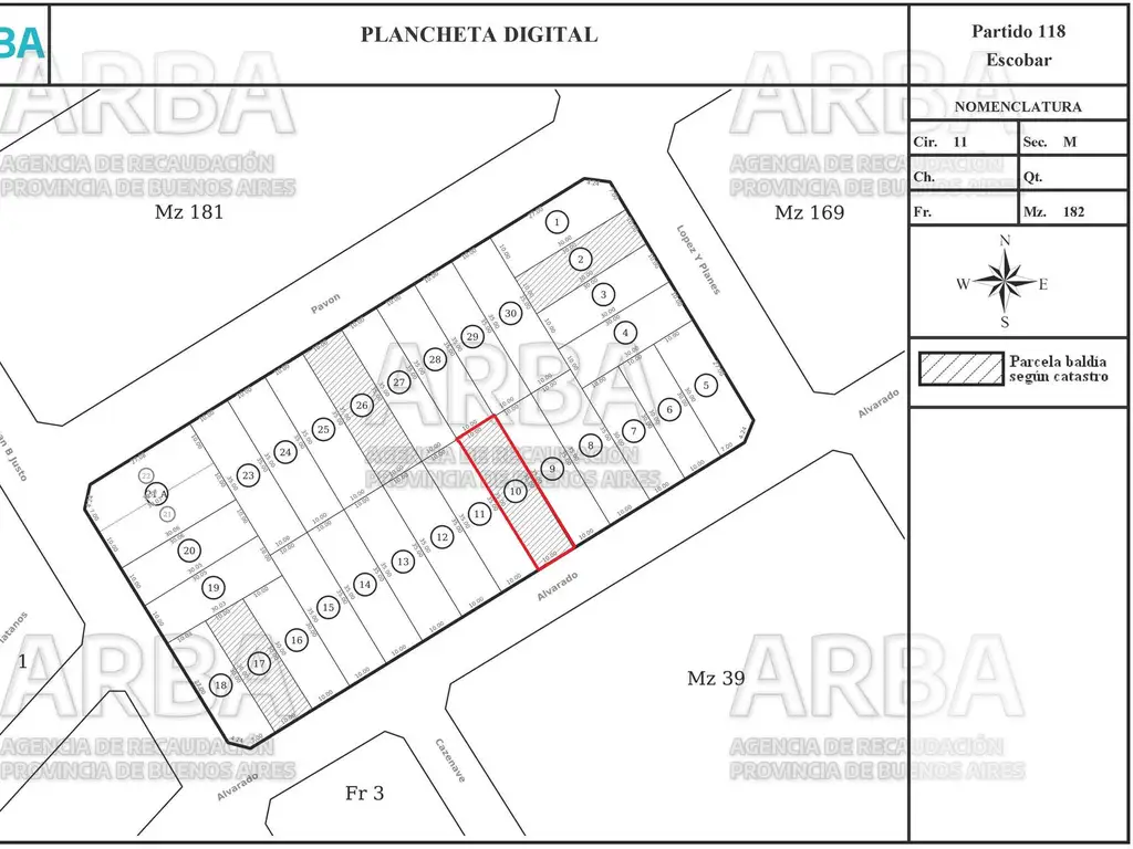 Lote 350m2 en venta en Matheu, Escobar