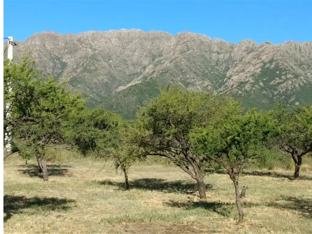 Lote 1100 mts Un verdadero mirador natural a las Sierras