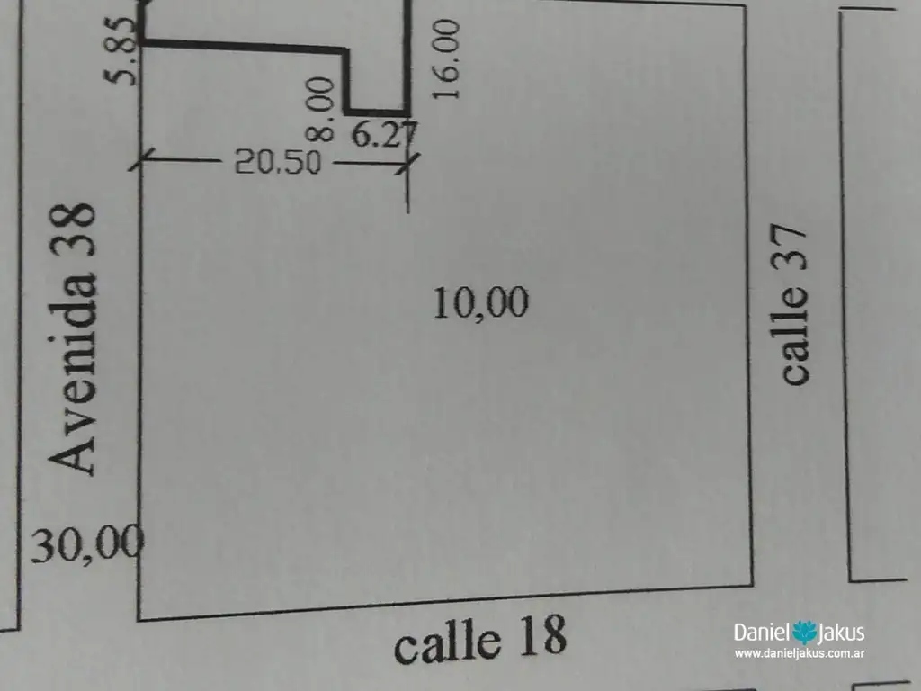 LOTE EN VENTA-17 ESQUINA 38-LA PLATA-DANIEL JAKUS PROPIEDADES