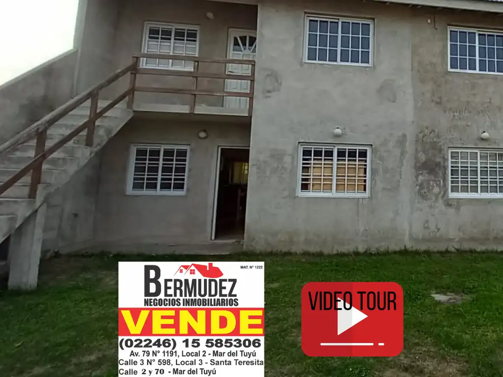 Departamentos tipo casa de 3 amb en excelente zona! Calle 77 entre 4 y 5 Mar del tuyu