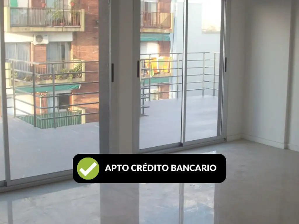 Venta 2 ambientes | A estrenar | Gran terraza | Al frente