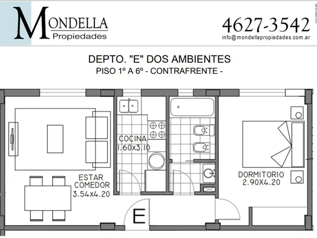 Departamento en el emprendimiento Edificio Vergara 2250 Vill