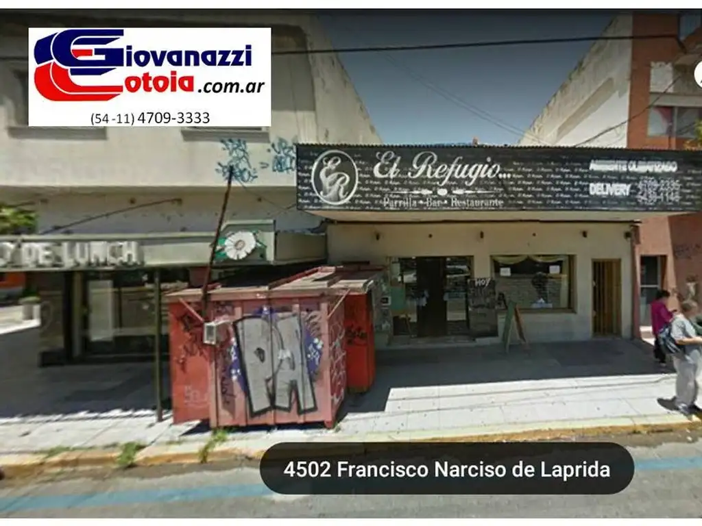 EXCELENTE LOCAL- S/LOTE PROPIO, APTO DESARROLLO