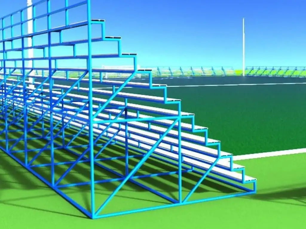 Tribunas y escenarios rebatibles y telescòpicos, A MEDIDA