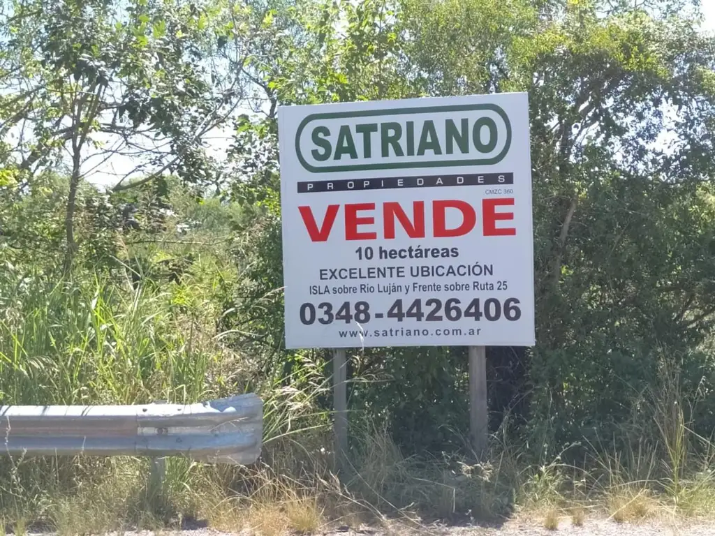 ISLA EN VENTA SOBRE RUTA 25