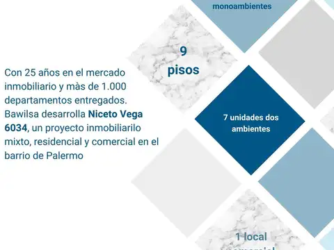 Departamento en Venta de 1 dormitorio