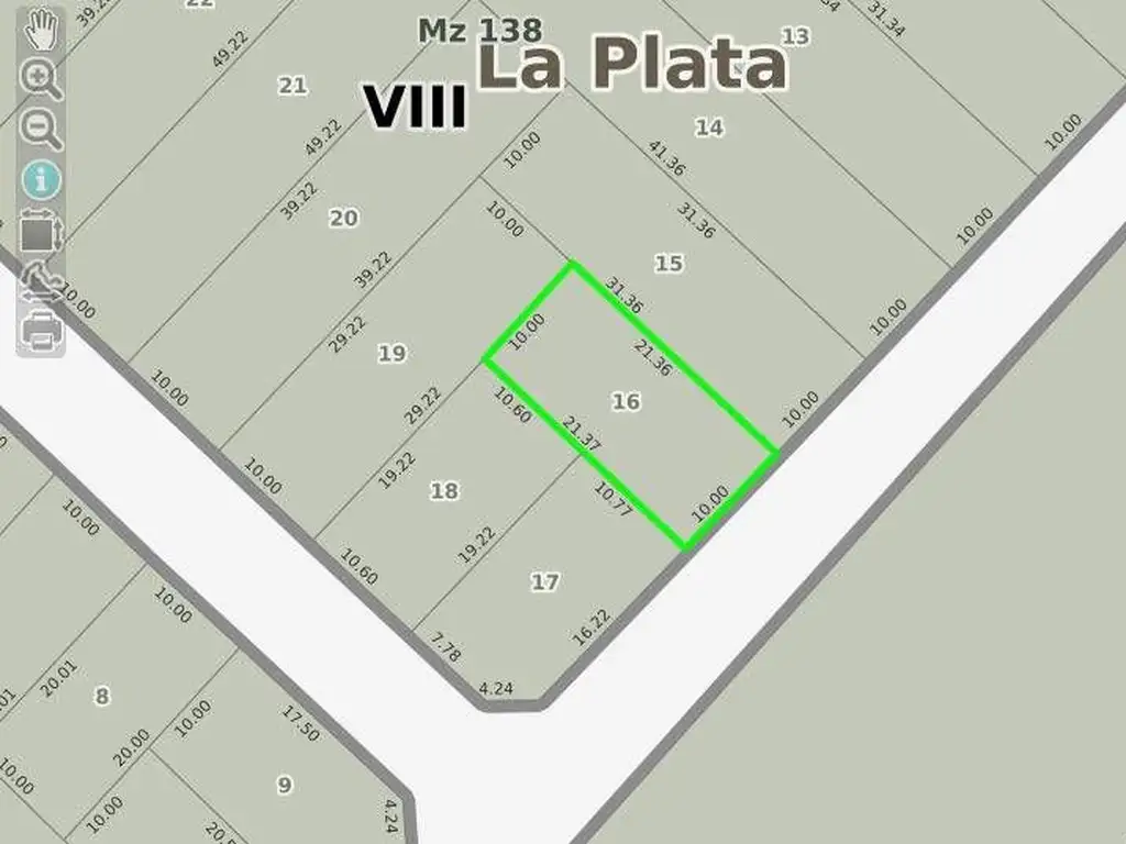 Lote en venta, Lisandro Olmos, Etcheverry 52 E/ 247 y 258