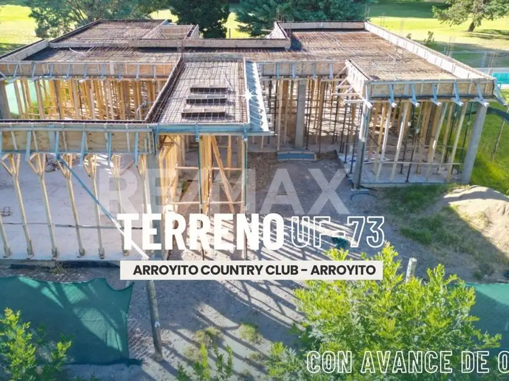 VENTA TERRENO CON AVANCE DE OBRA ARROYITO