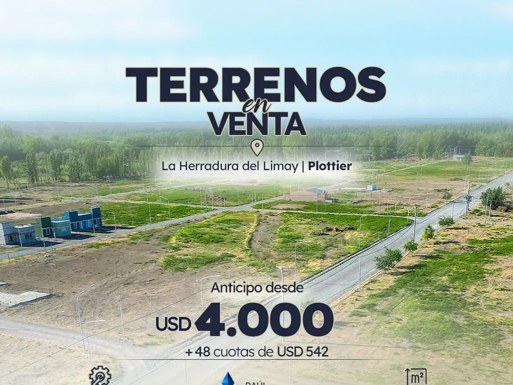 TERRENOS EN VENTA, LA HERRADURA DEL LIMAY, PLOTTIER